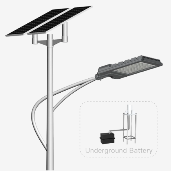 120 W päikeseenergia tänavavalgusti